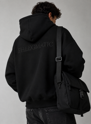 Black Hoodie – Black Embroidery