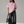 T-Shirt Rose Oversize – Broderie Noire
