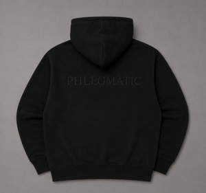 Black Hoodie – Black Embroidery