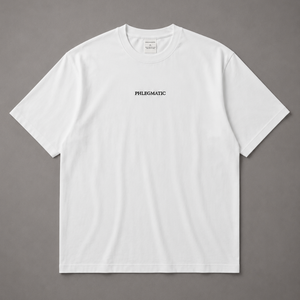 T-Shirt Blanc Oversize – Broderie Noire